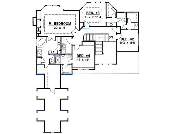 upper floor house blueprint