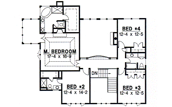 upper floor house blueprint