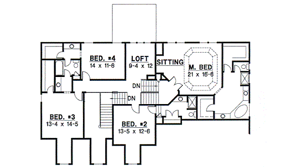 upper floor house blueprint