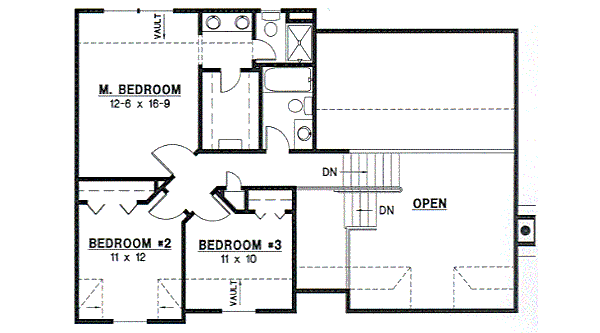 upper floor house blueprint