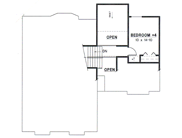 upper floor house blueprint