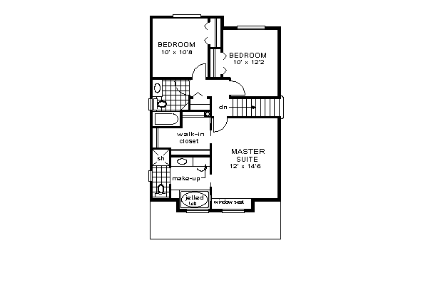 upper floor house blueprint