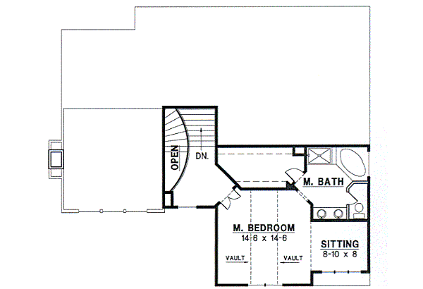 upper floor house blueprint