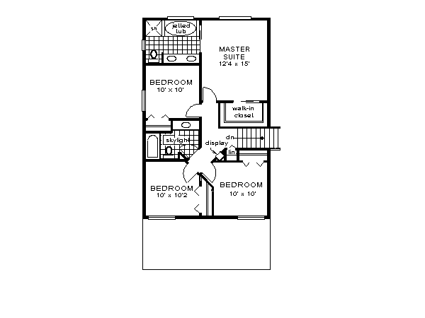 upper floor house blueprint