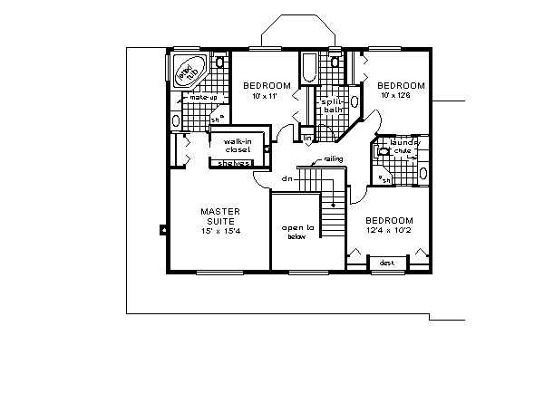 upper floor house blueprint