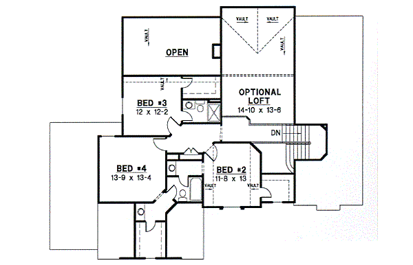 upper floor house blueprint
