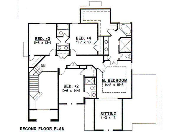 upper floor house blueprint