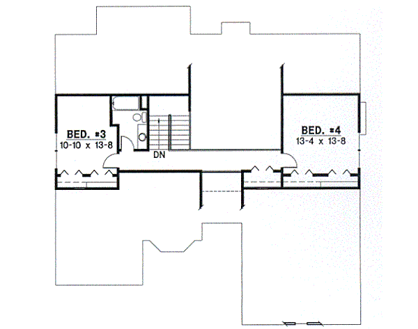 upper floor house blueprint