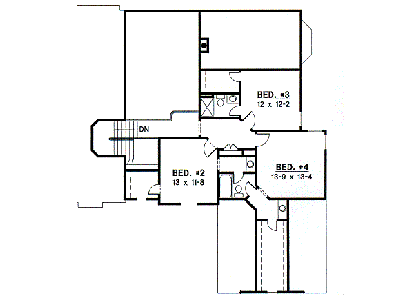 upper floor house blueprint