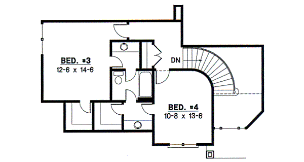 upper floor house blueprint