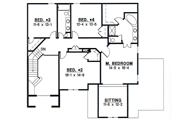 upper floor house blueprint