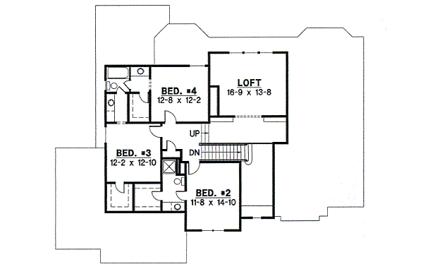 upper floor house blueprint