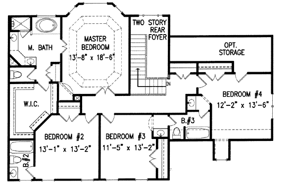 upper floor house blueprint