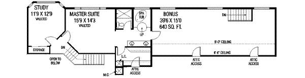 upper floor house blueprint