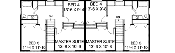 upper floor house blueprint