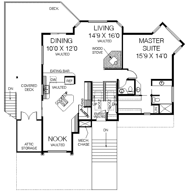 upper floor house blueprint