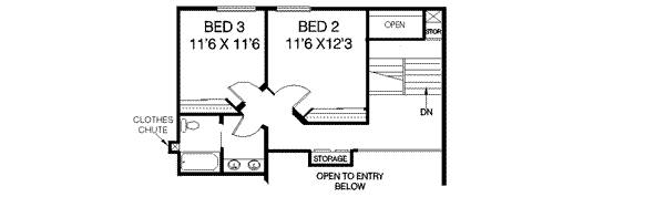 upper floor house blueprint