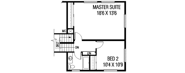 upper floor house blueprint