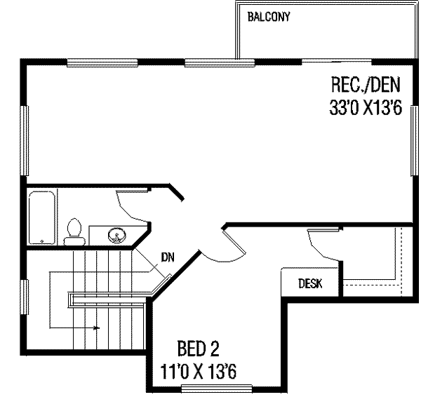 upper floor house blueprint