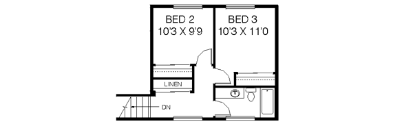 upper floor house blueprint
