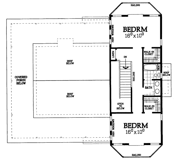 upper floor house blueprint
