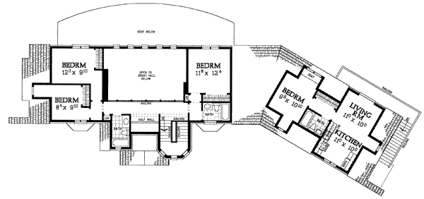 upper floor house blueprint
