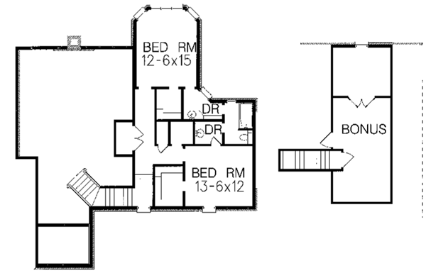 upper floor house blueprint