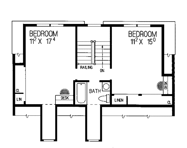 upper floor house blueprint