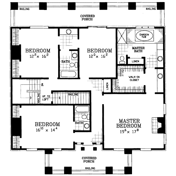 upper floor house blueprint