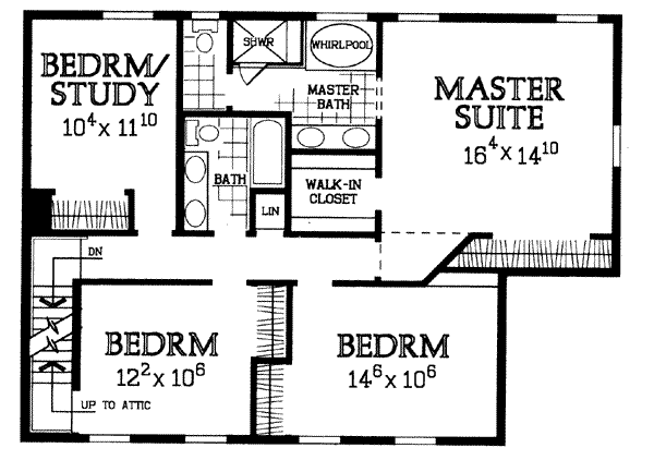 upper floor house blueprint