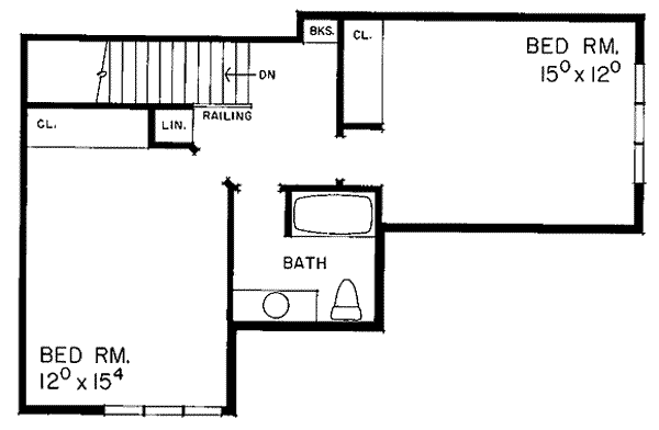 upper floor house blueprint