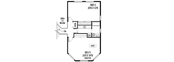 upper floor house blueprint