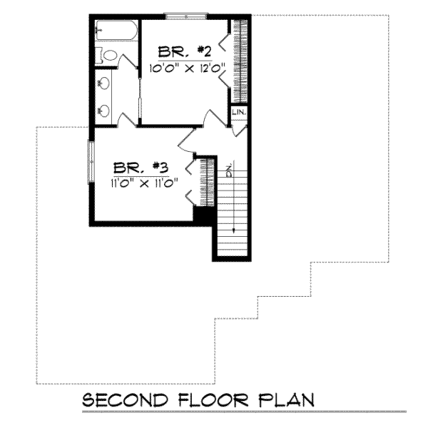upper floor house blueprint