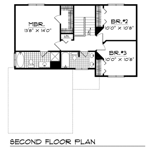 upper floor house blueprint