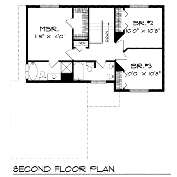 upper floor house blueprint