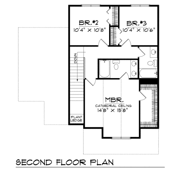 upper floor house blueprint