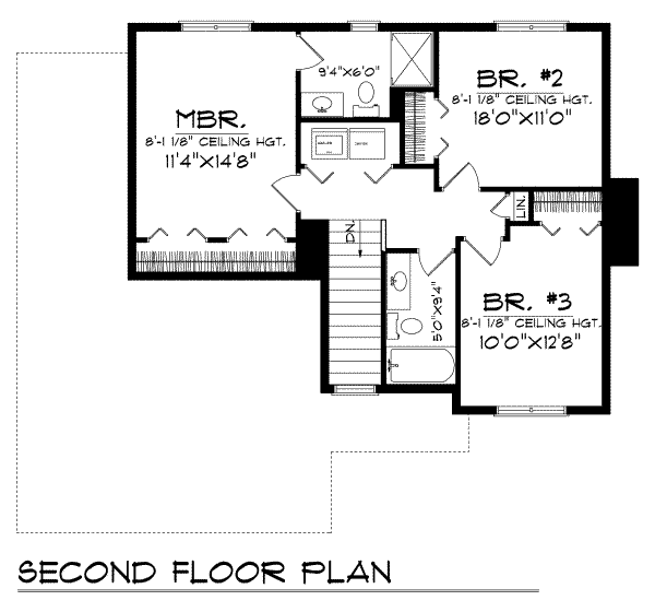 upper floor house blueprint