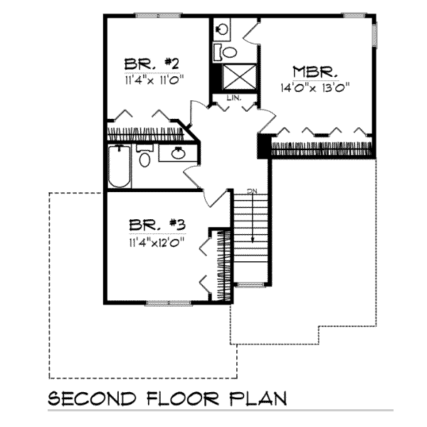 upper floor house blueprint