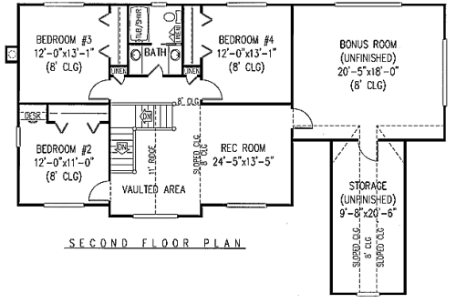 upper floor house blueprint