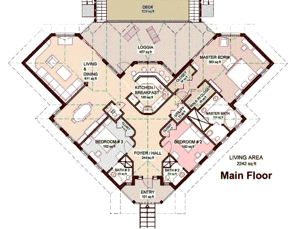 upper floor house blueprint