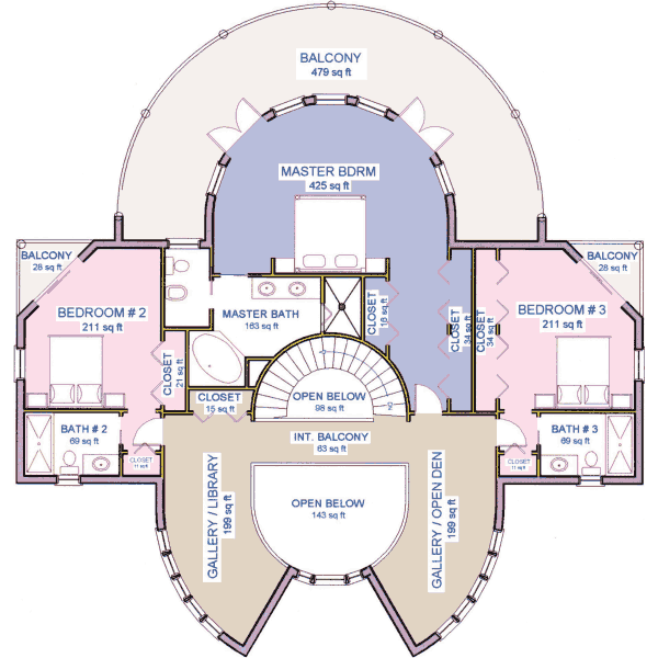 upper floor house blueprint