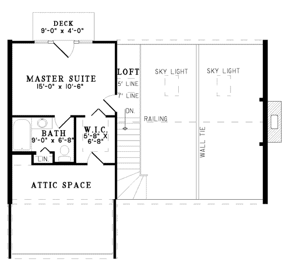 upper floor house blueprint