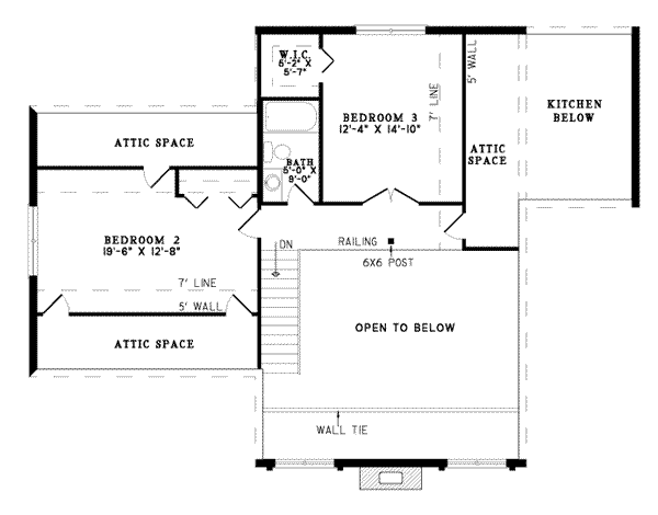 upper floor house blueprint
