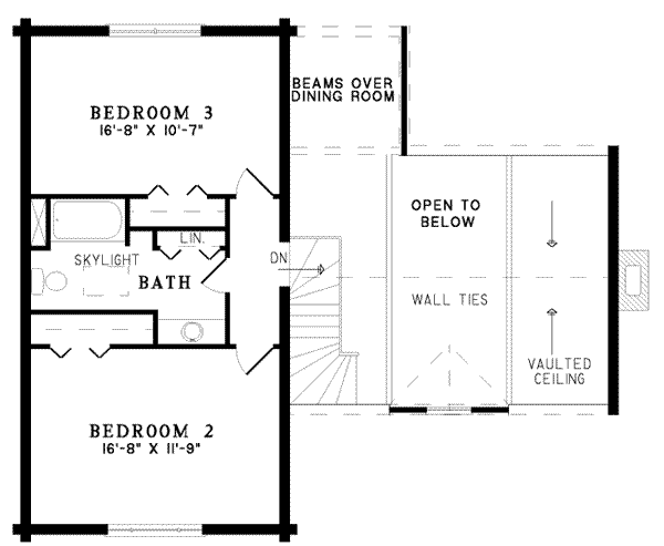 upper floor house blueprint