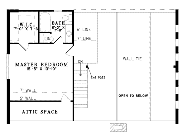 upper floor house blueprint