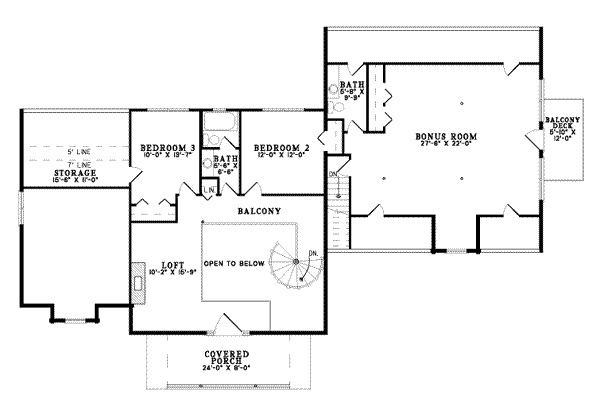upper floor house blueprint