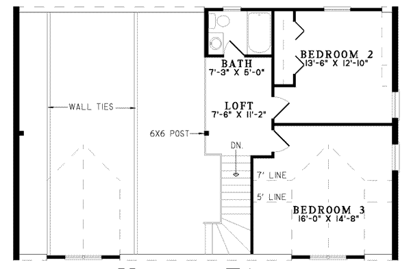 upper floor house blueprint