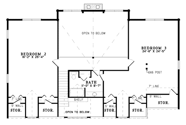 upper floor house blueprint