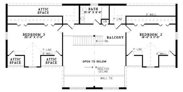 upper floor house blueprint