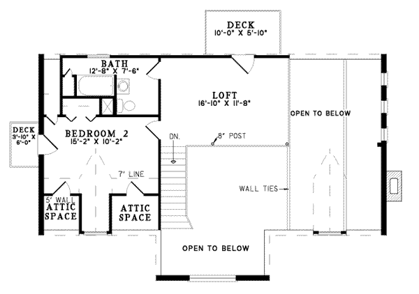 upper floor house blueprint
